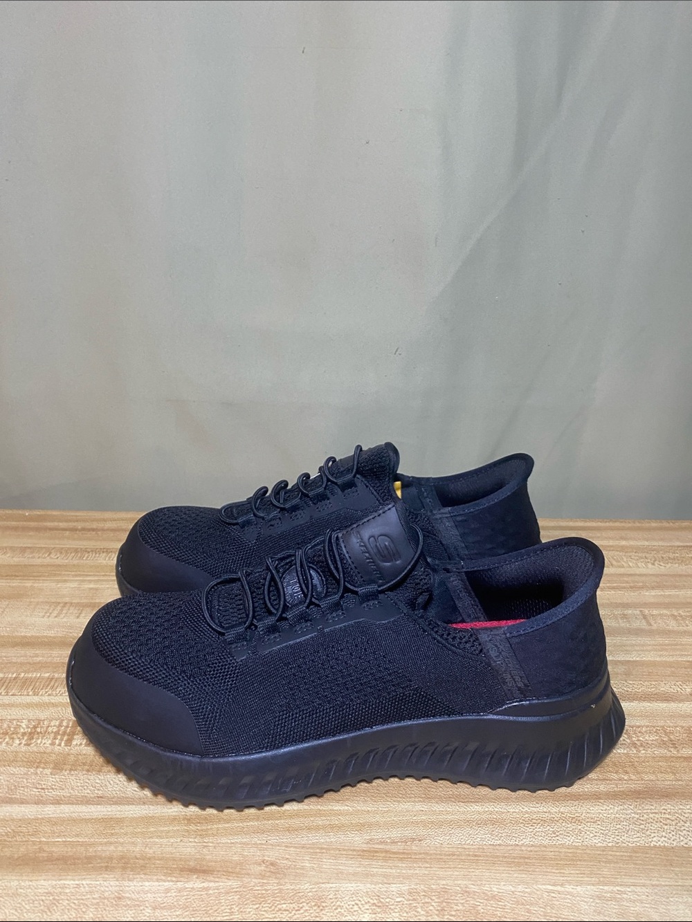 Skechers Tilido-Fletchit Work Comp Toe Slip In Slip Resistant Mens Shoes s7 NWT